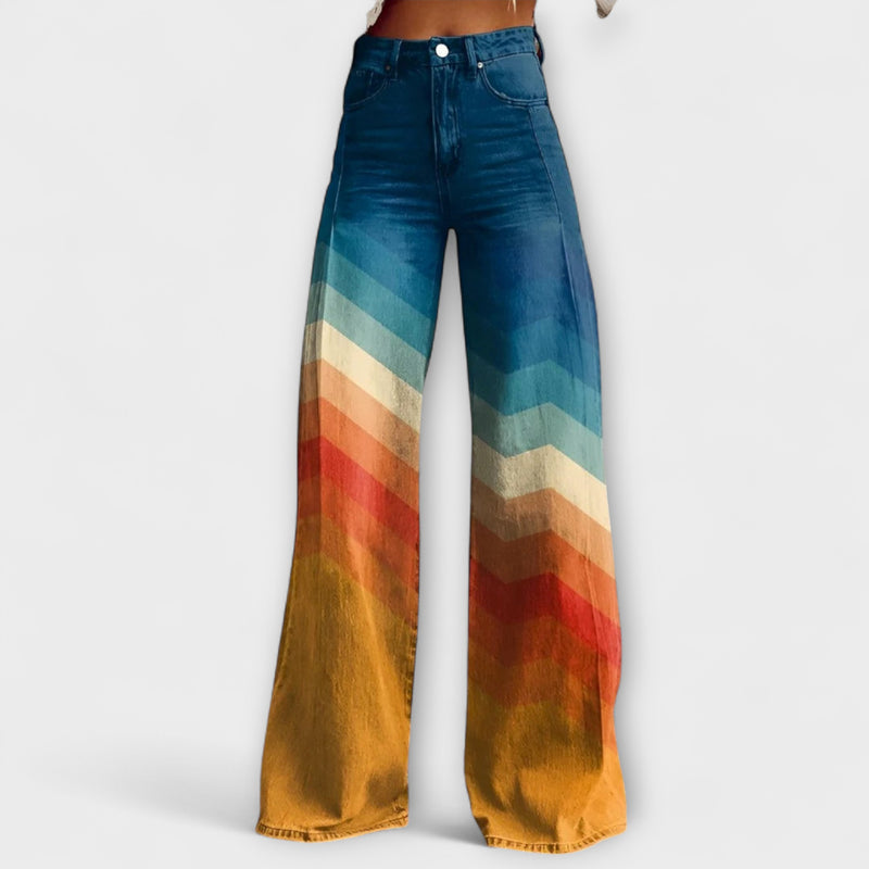 Hannah - Pantalones de pierna ancha