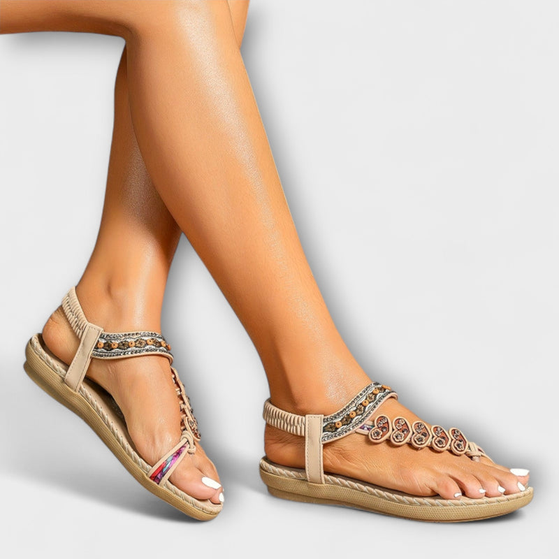 Pacha - Sandalias Bohemias para Damas con Placa