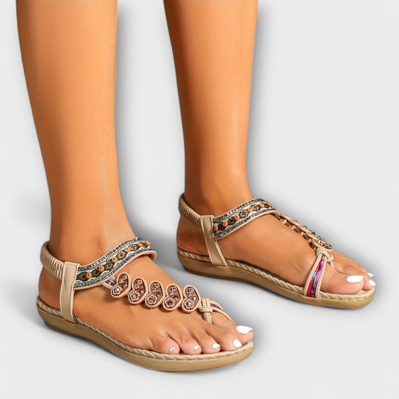 Pacha - Sandalias Bohemias para Damas con Placa