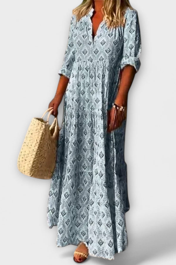 Sera - Vestido Maxi de Primavera Elegante y Cómodo