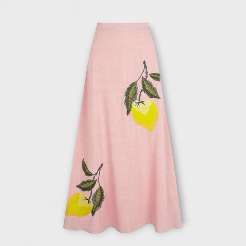 Cosima - Falda Midi Estampado Amalfi