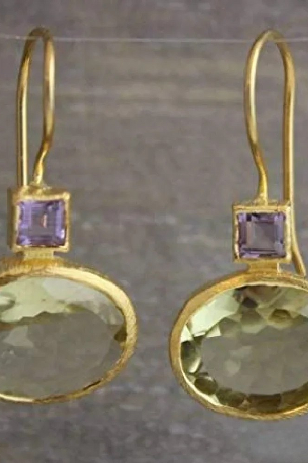 Pendientes Verdes Retro