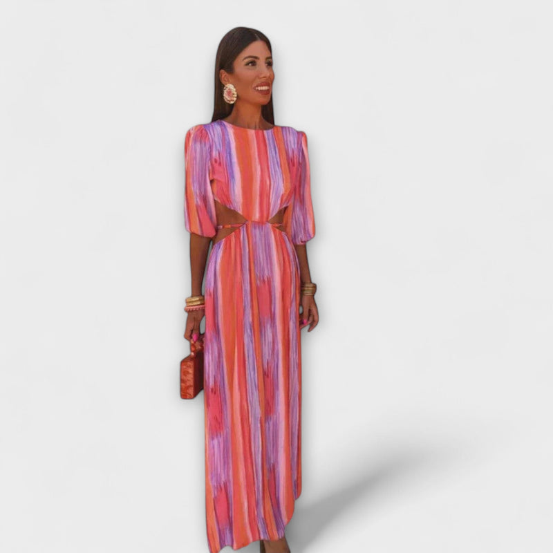 Paloma - Vestido elegante con detalles recortados