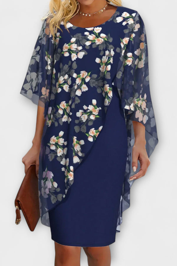Lyanna - Vestido de Chiffon Floral para Damas