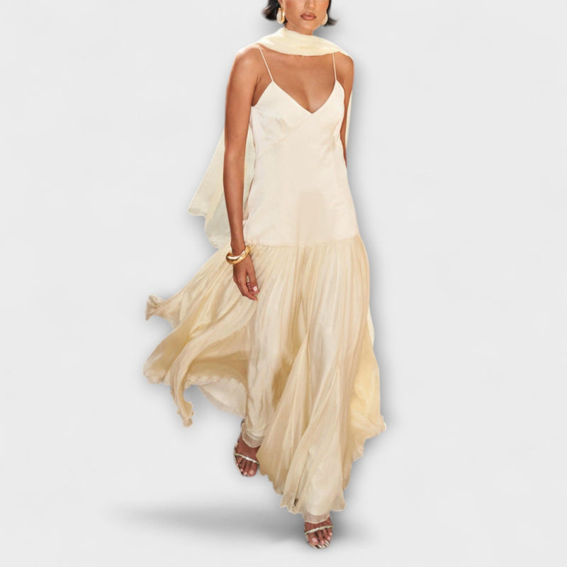 Solene - Vestido Maxi Fía Flows
