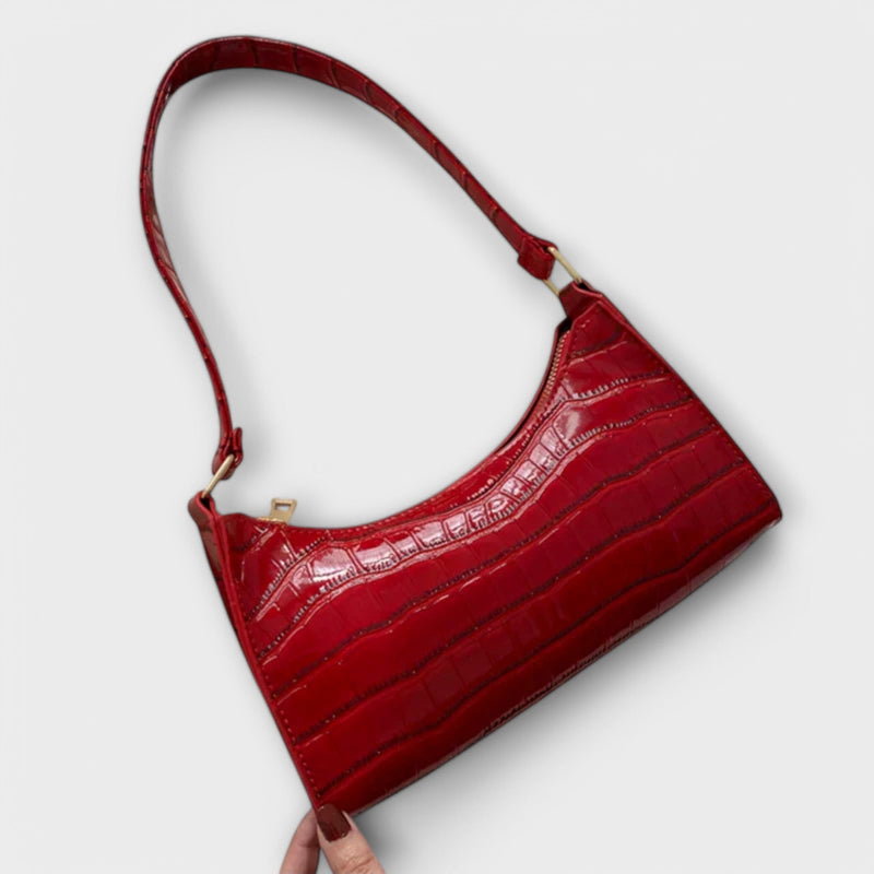 Bolsa de cuero brillante