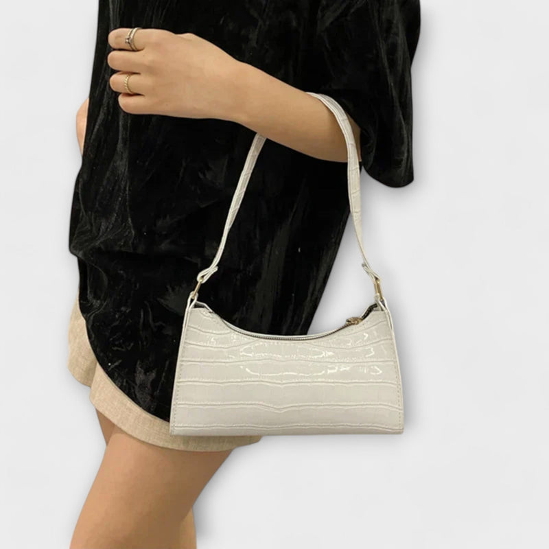 Bolsa de cuero brillante