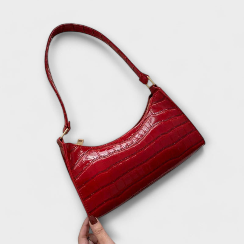 Bolsa de cuero brillante