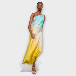Arabella - Vestido Midi de Un Hombro
