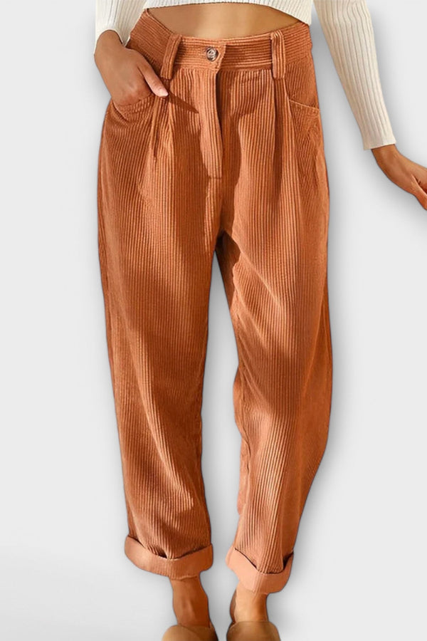 Jana - Pantalones de corduroy modernos