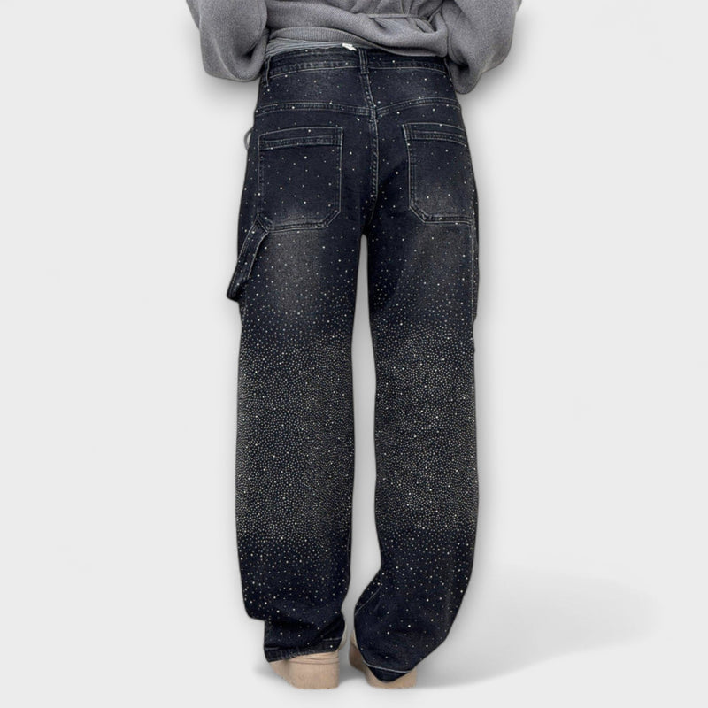Fable - Jeans de Denim Brillantes en Estilo Balloon Carpenter
