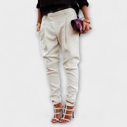 Mira - Pantalones Elegantes de Tiro Alto