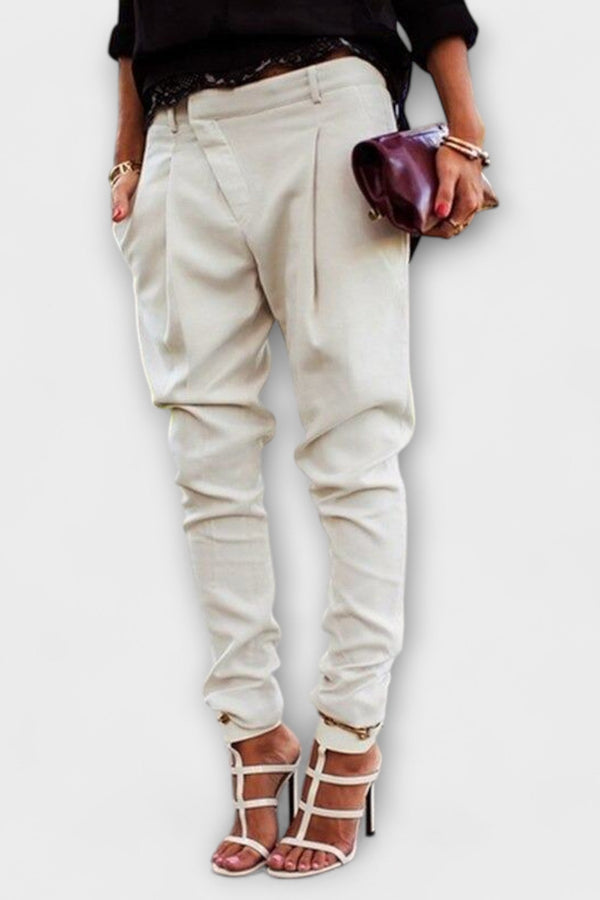 Mira - Pantalones Elegantes de Tiro Alto