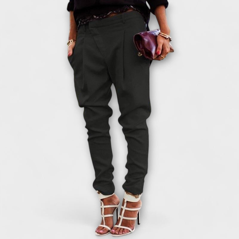 Mira - Pantalones Elegantes de Tiro Alto