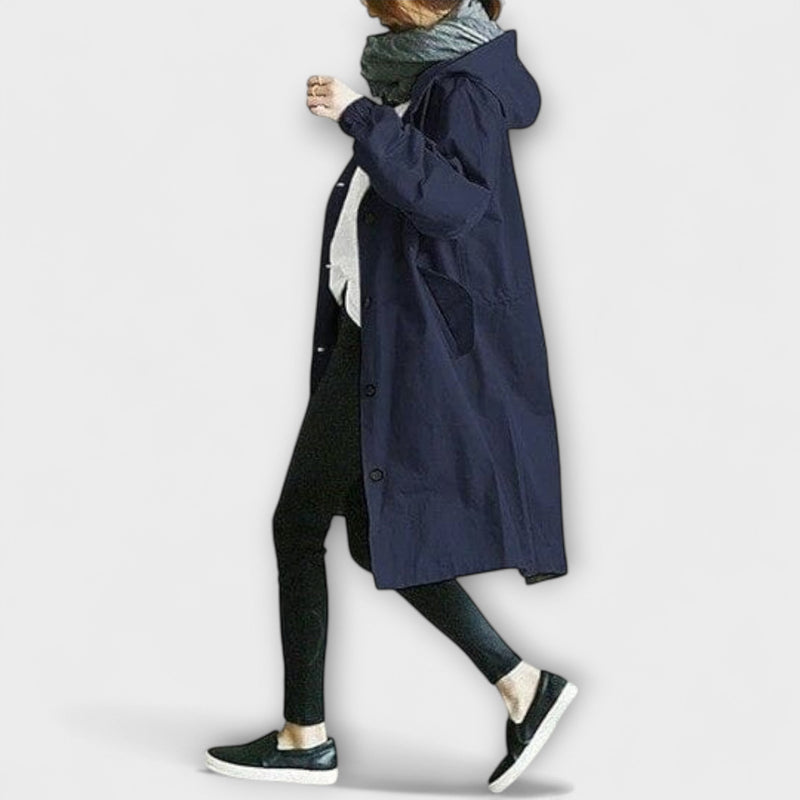Andréa - Elegante abrigo impermeable