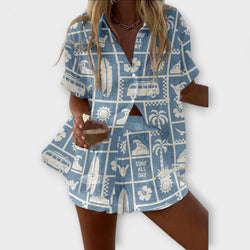Trenara – Look ligero con estampado de caravana