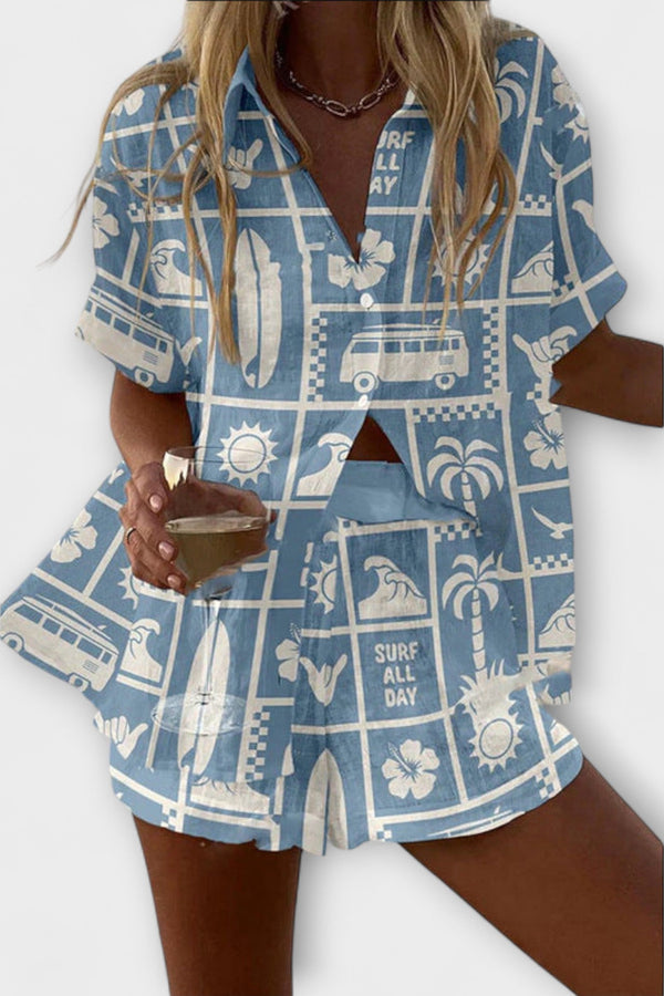 Trenara – Look ligero con estampado de caravana