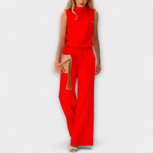 Ariana - Pantalones Fluidos para Damas y Top Minimalista