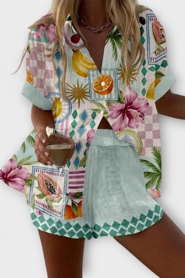 Maevin – Conjunto con estampado de frutas
