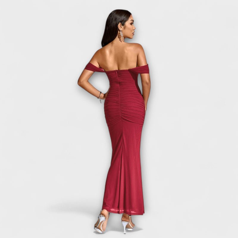 Ione - Vestido Bodycon con Hombros Descubiertos
