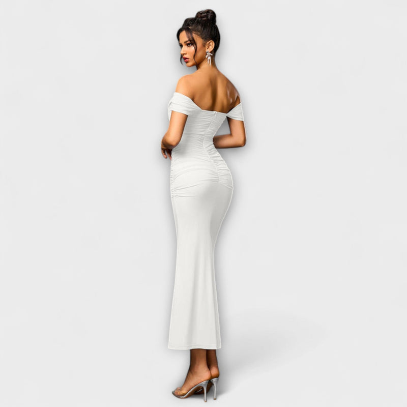 Ione - Vestido Bodycon con Hombros Descubiertos
