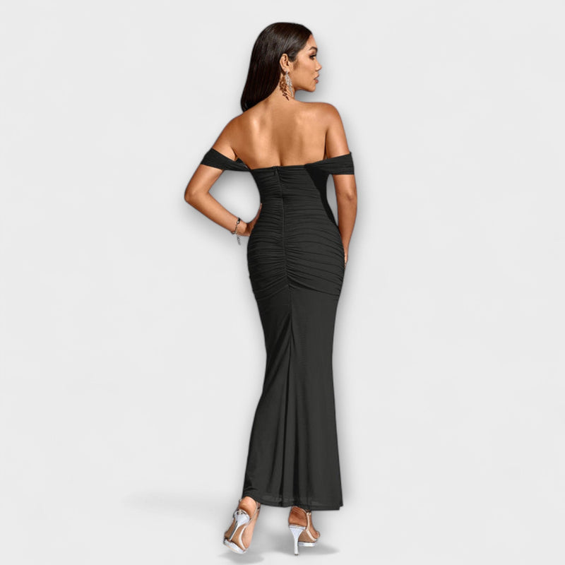 Ione - Vestido Bodycon con Hombros Descubiertos