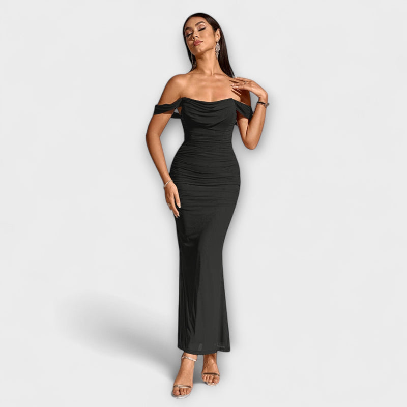 Ione - Vestido Bodycon con Hombros Descubiertos
