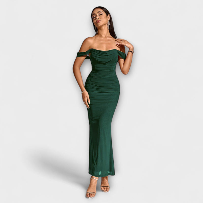 Ione - Vestido Bodycon con Hombros Descubiertos
