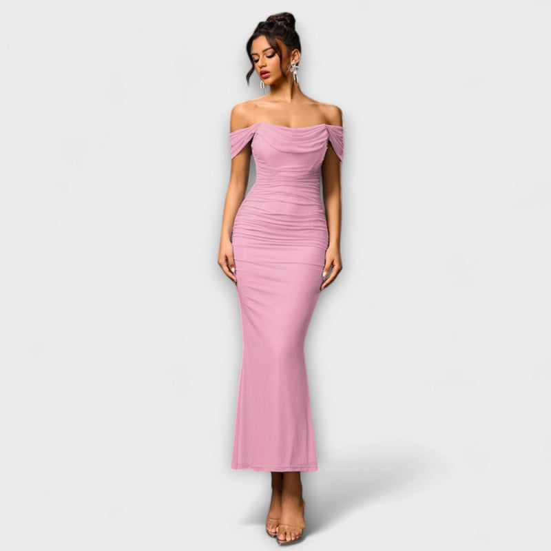Ione - Vestido Bodycon con Hombros Descubiertos