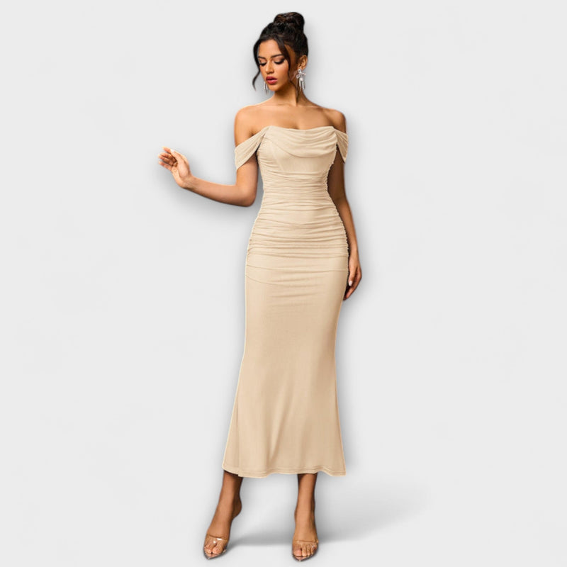 Ione - Vestido Bodycon con Hombros Descubiertos