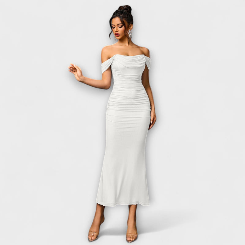 Ione - Vestido Bodycon con Hombros Descubiertos