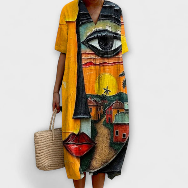 Ute – Vestido de verano ligero hasta la rodilla