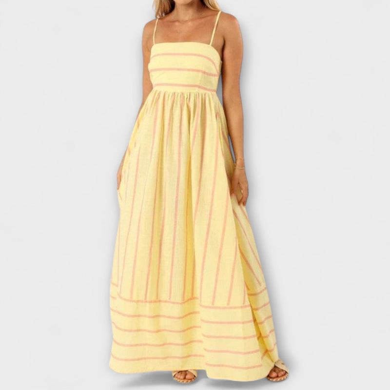 Svea - Maxi vestido en Bare Bloom