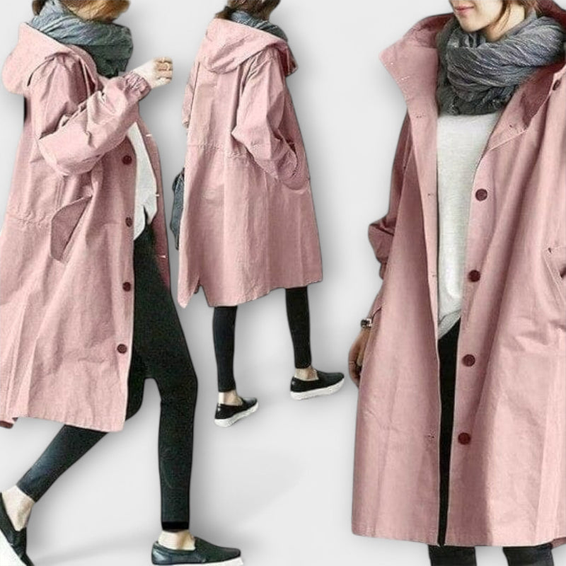 Andréa - Elegante abrigo impermeable