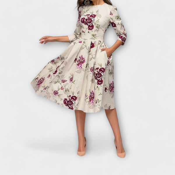 Retrozo - Elegante vestido hasta la rodilla