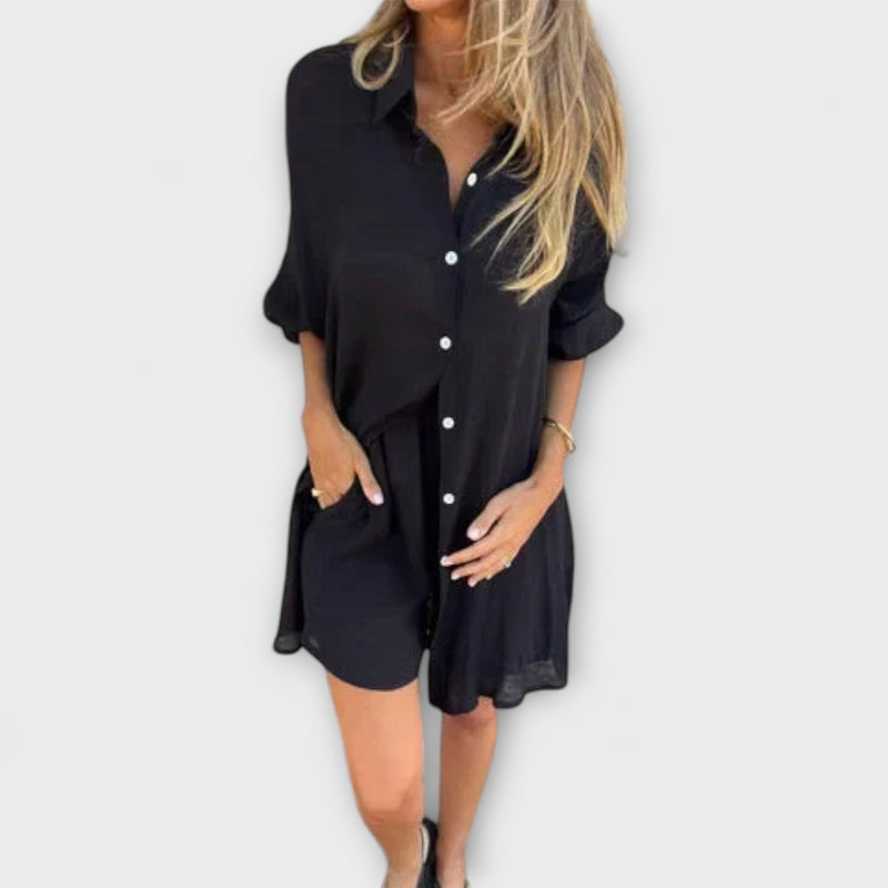 Miravo - Conjunto de blusa y pantalones cortos