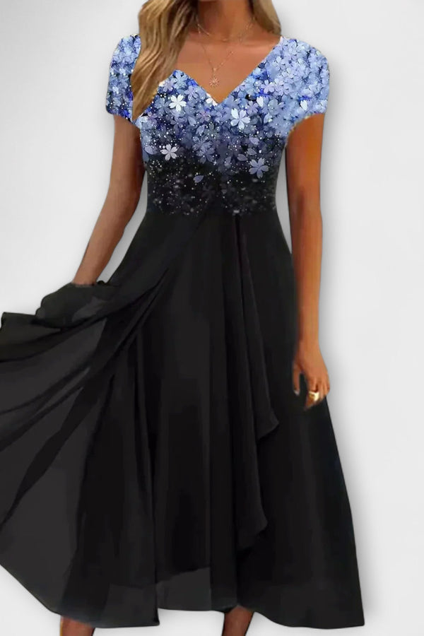 Lara - Vestido de fiesta de chiffon para damas