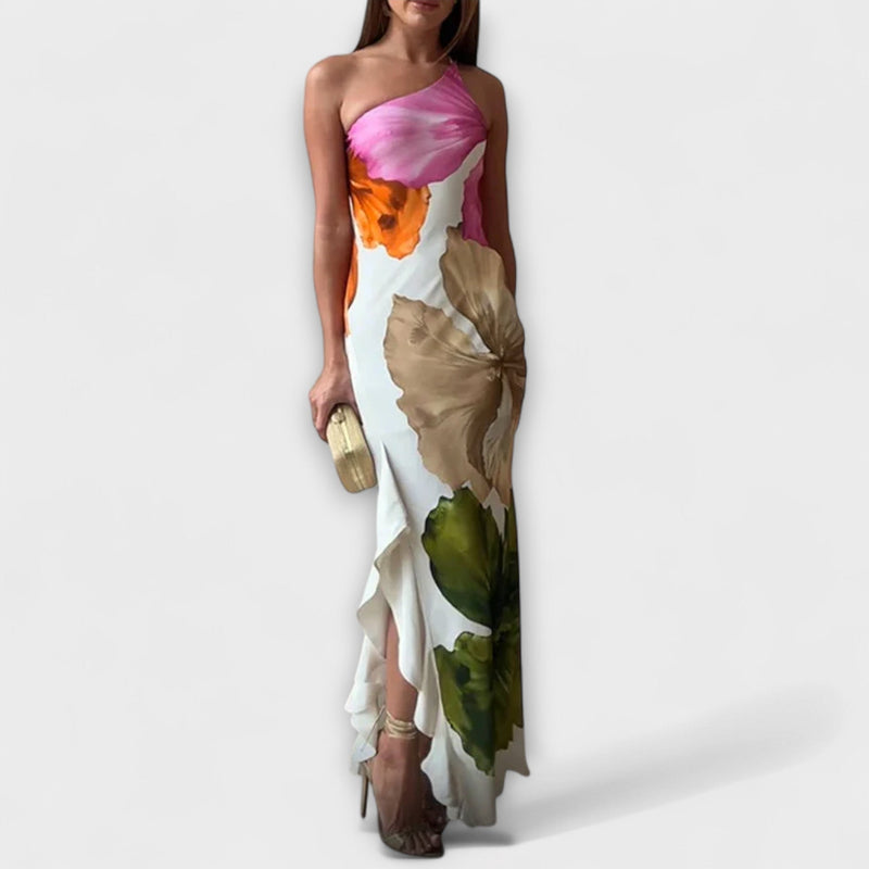 De Sapphire - Elegantes Vestido Maxi Patchwork