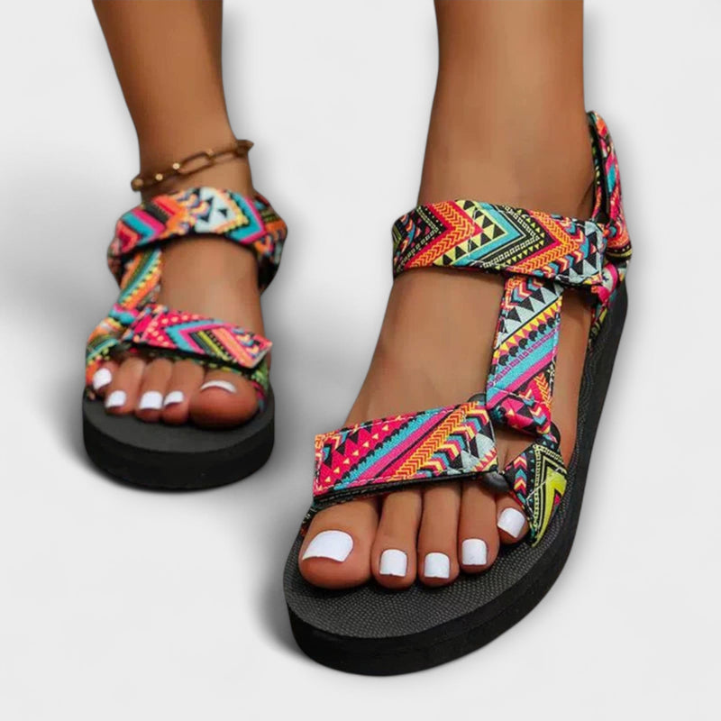 Sandalias Planas de Dama de Cuerda de Cáñamo para el Verano