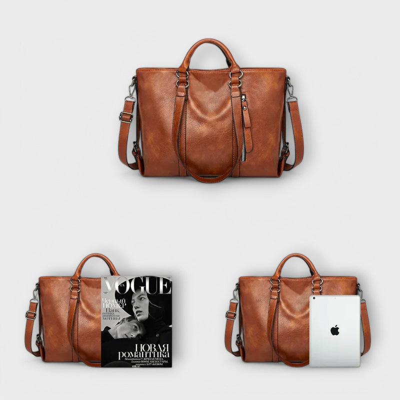 Gran bolso de cuero