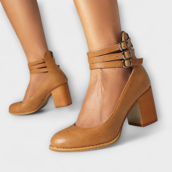 Alira – Zapatos de tacón con diseño de tiras en el tobillo