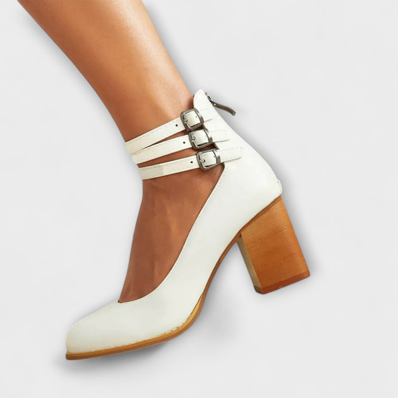 Alira – Zapatos de tacón con diseño de tiras en el tobillo