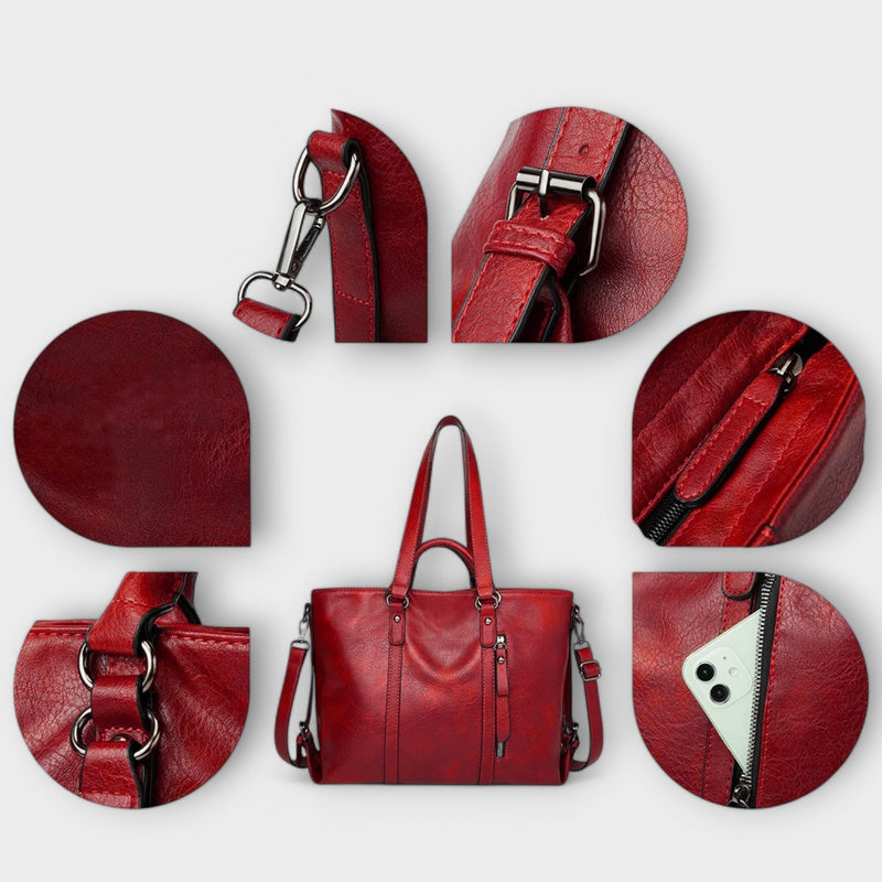 Gran bolso de cuero
