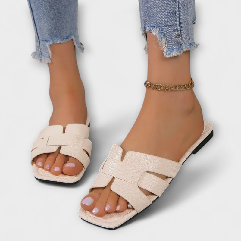 Diva - Sandalias planas para mujeres