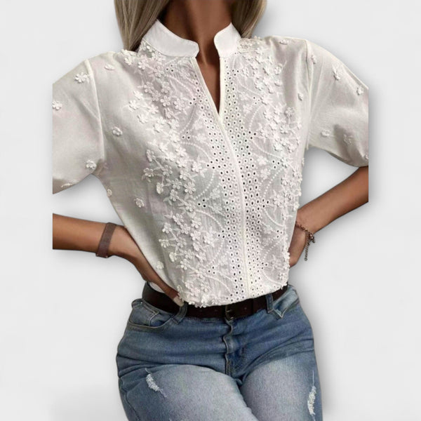 Élise - Blusa Mila con exquisita bordado