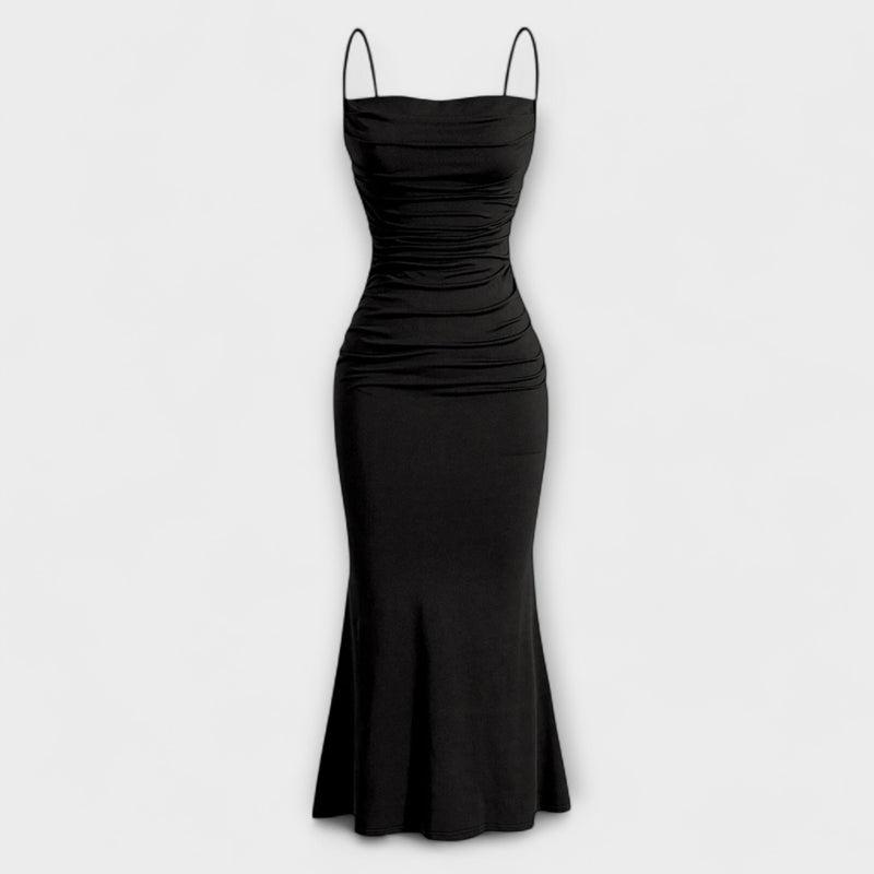 Mia Muse - Elegante vestido maxi de fiesta
