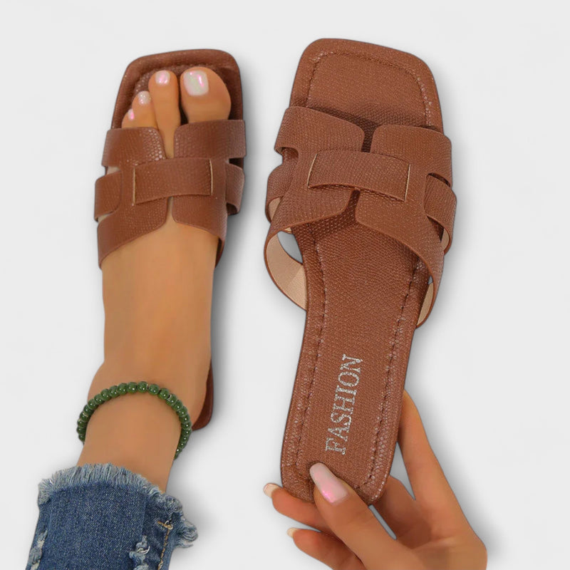 Diva - Sandalias planas para mujeres