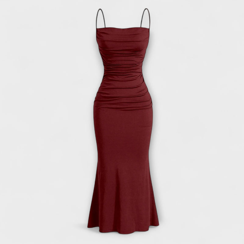 Mia Muse - Elegante vestido maxi de fiesta