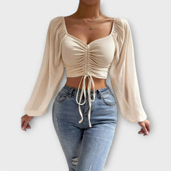 Jacqueline - Blusa de Noche Versátil