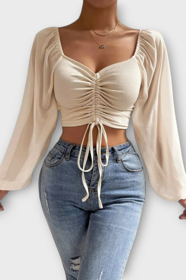 Jacqueline - Blusa de Noche Versátil